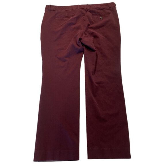 J. Crew Campbell Trouser • Maroon • Women's Size 14 - Picture 4 of 9